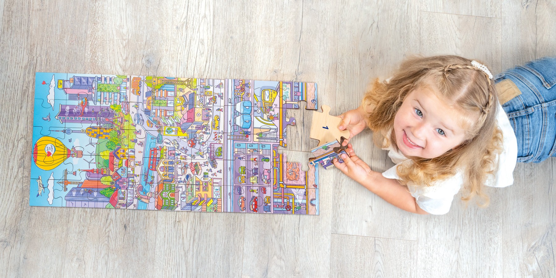 Vloerpuzzel - 3 niveau's